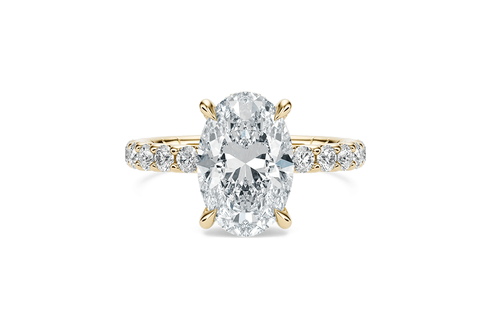 Front view of LOVE — ON MY TERMS ring